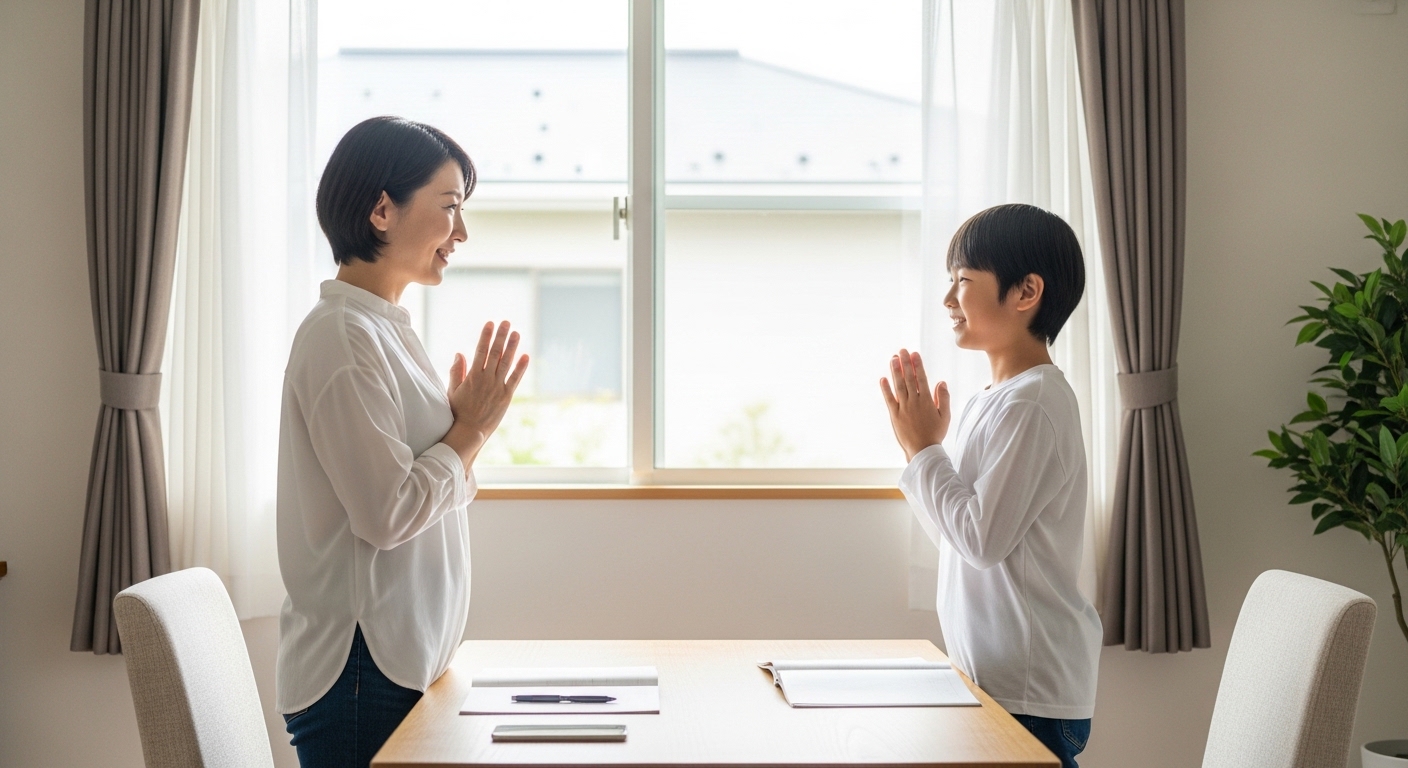 北海道のカフェでなんも方言を使いながら優しく相づちを返す女性の、親しみある日常風景