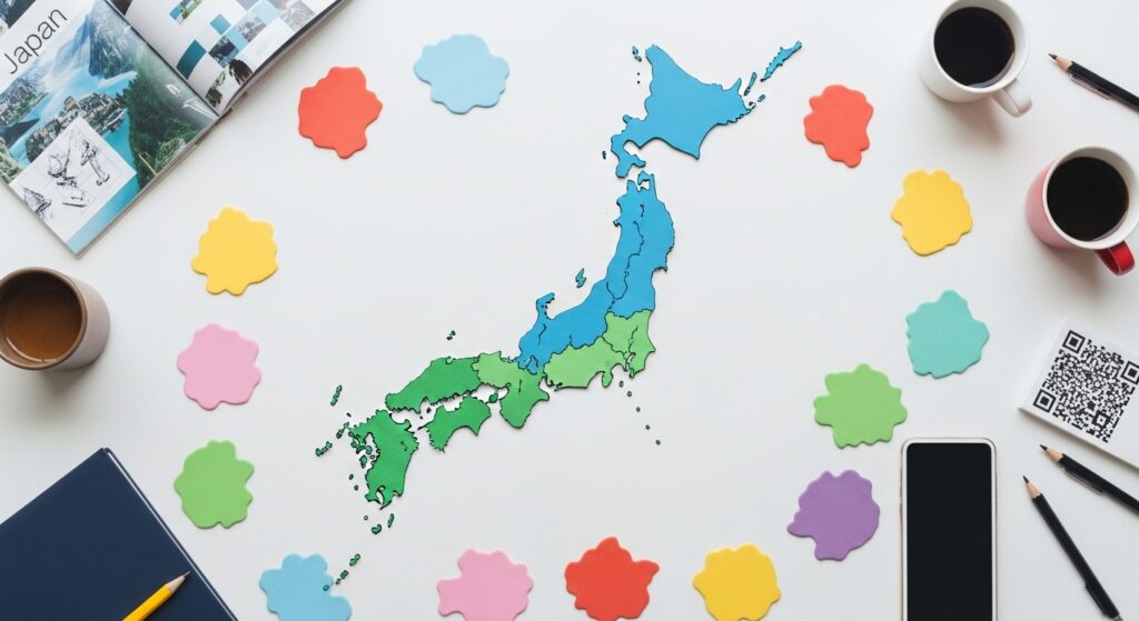 日本人女性が台所で料理するおかっての様子