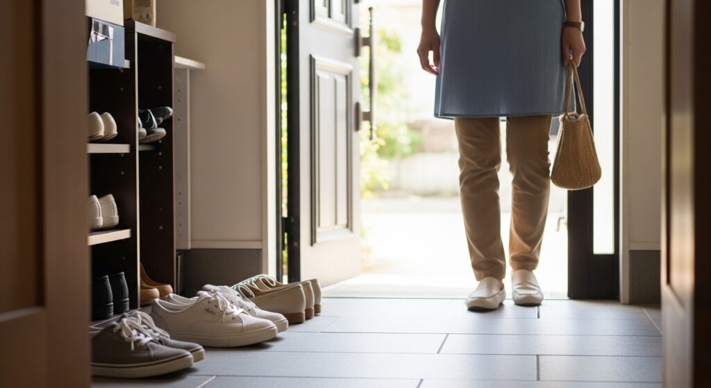 日本人女性が方言の呼び方を説明する様子