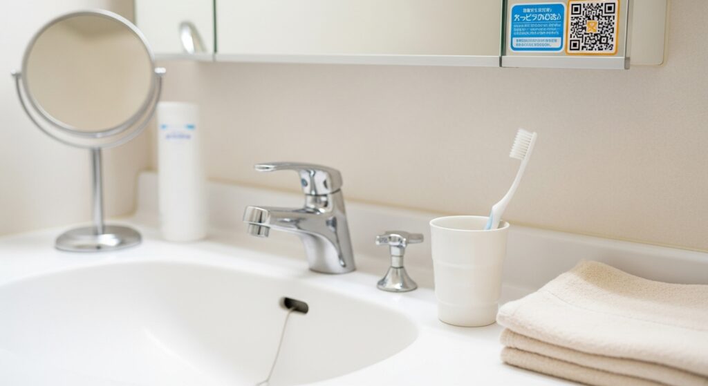 食事後に満足を表すごっそさんの場面