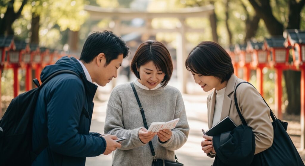 神奈川方言を自然に使いながら会話を楽しむ若者たちの親しみやすい日常風景