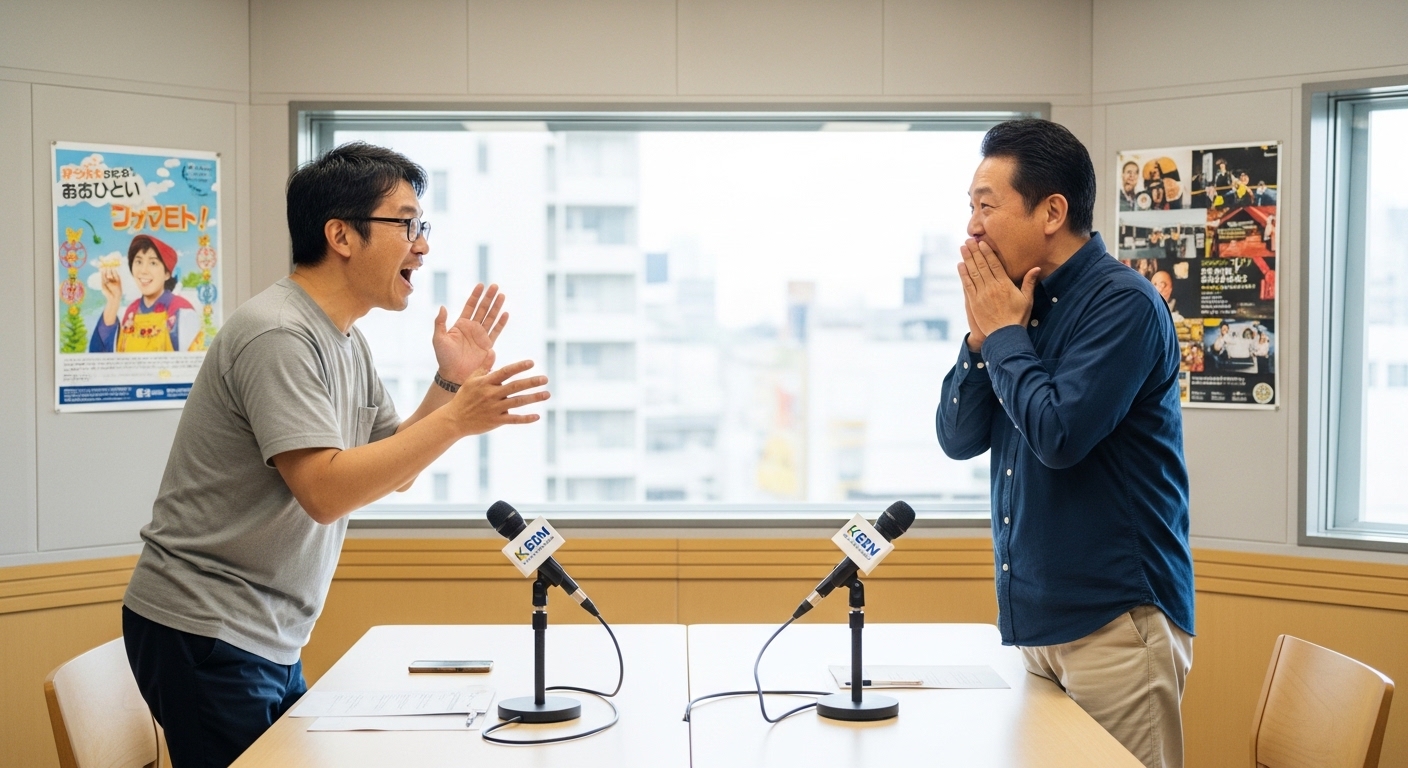日本人男性が呼び名の違いを確認