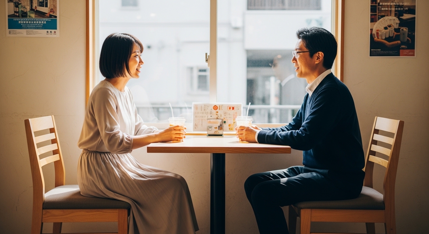熊本方言を話す日本人女性のかわいい表情