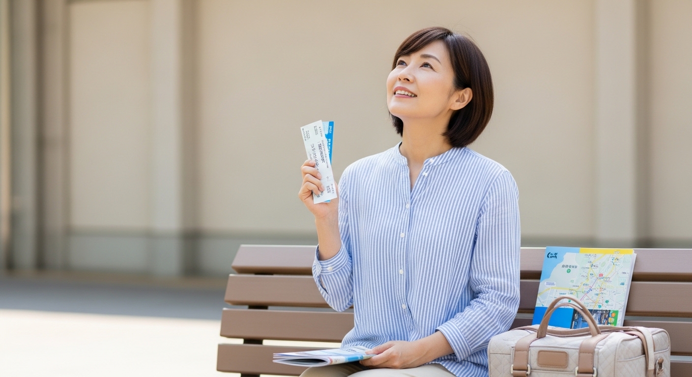 方言でごめんなさいを自然に伝えたい女性が、優しい表情で相手との距離を縮めようとしている雰囲気