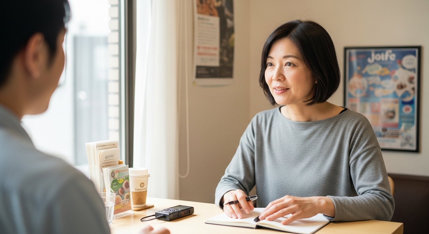 しんどという言葉の使い方や関西特有のニュアンスを話す女性のイメージ画像