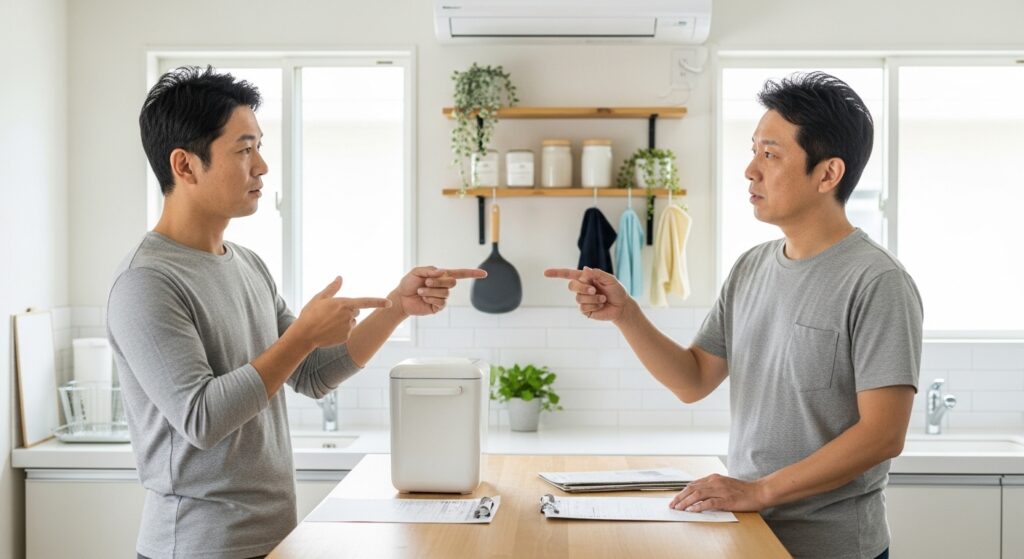 山梨方言のからかうの意味や標準語との違いを表現したイメージ画像