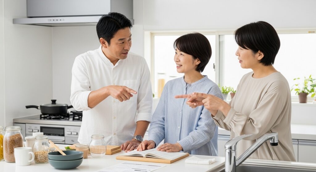 みっともないと感じる方言の違いや地域差について話す女性のイメージ画像